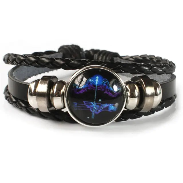 Zodiac Signs Constellation Luminous Bracelet