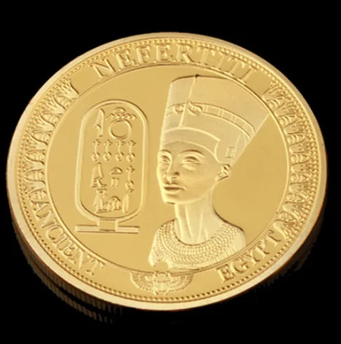 Egypt Sphinx Gold Egyptian Pharaoh Commemorative Coin