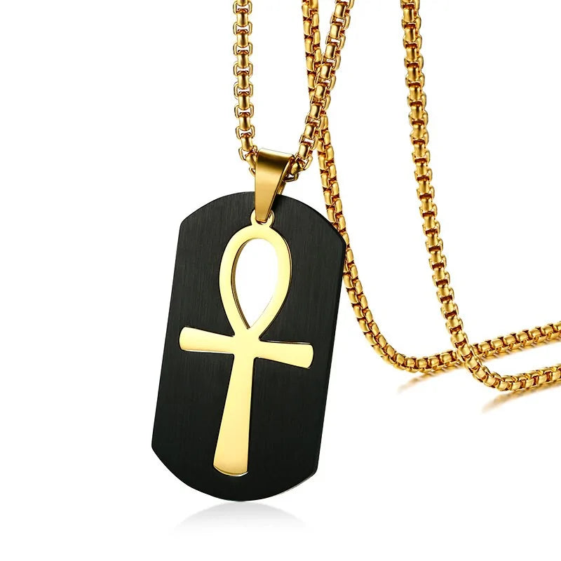 Removable Ankh Cross Necklace