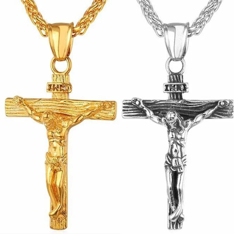 Gold Cross Chain Necklace: Luxury Fashion Accessory