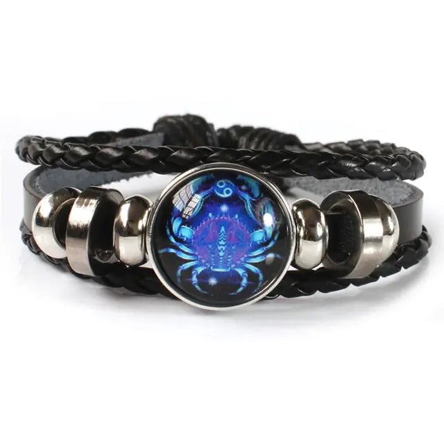 Zodiac Signs Constellation Luminous Bracelet