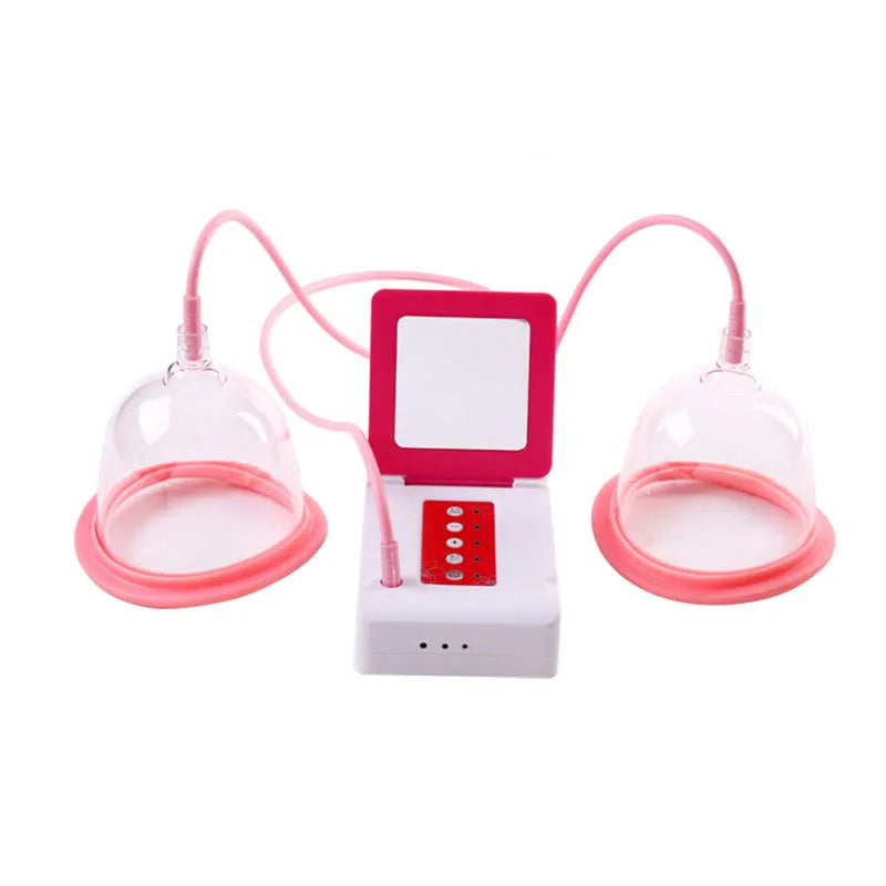 Body Shaping Vacuum Cupping Massager Therapy with Breast Enlargement Pump