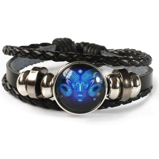 Zodiac Signs Constellation Luminous Bracelet