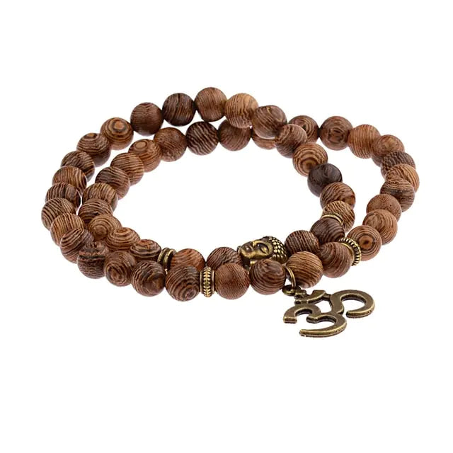 Charm Retro Buddha Bead Bracelet