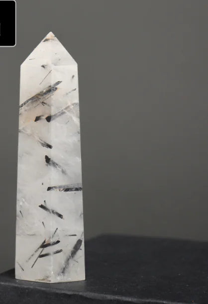 Natural Black Tourmaline Quartz