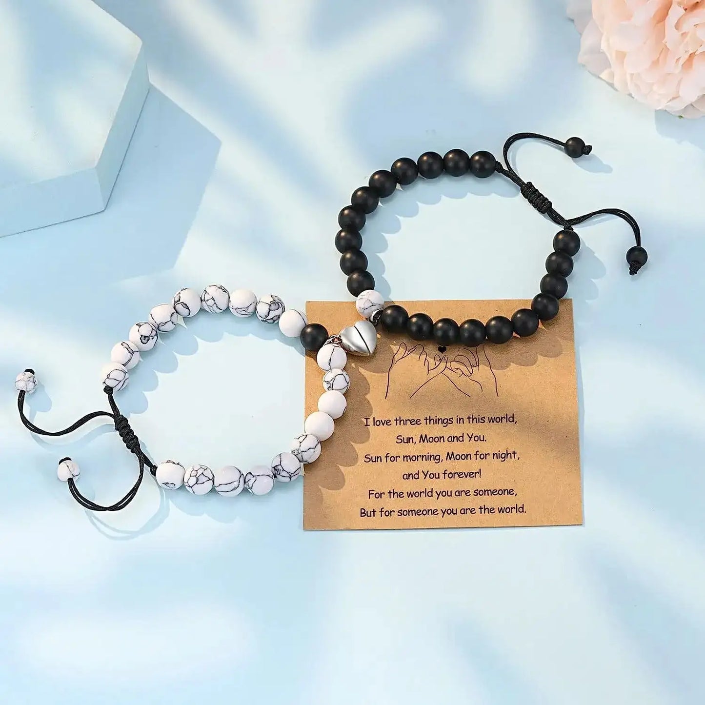 Magnetic Connecting Love Bracelets