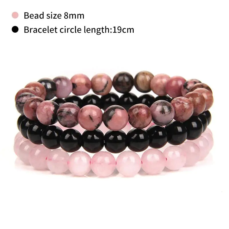 3Pcs/set Natural Stone Bracelet