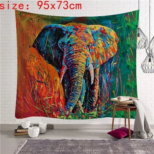 Elephant Mandala Tapestries