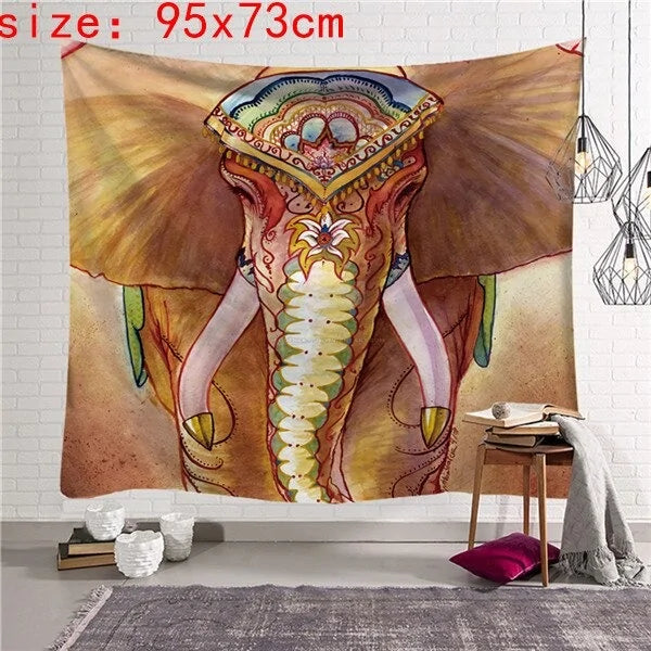 Elephant Mandala Tapestries