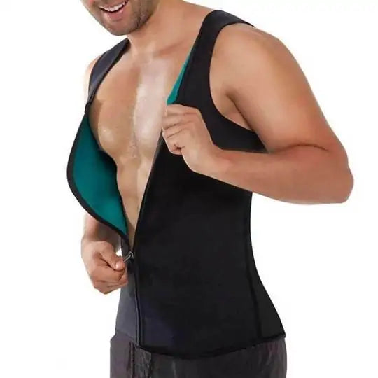 MEN'S ZIPPER NEOPRENE SAUNA VEST